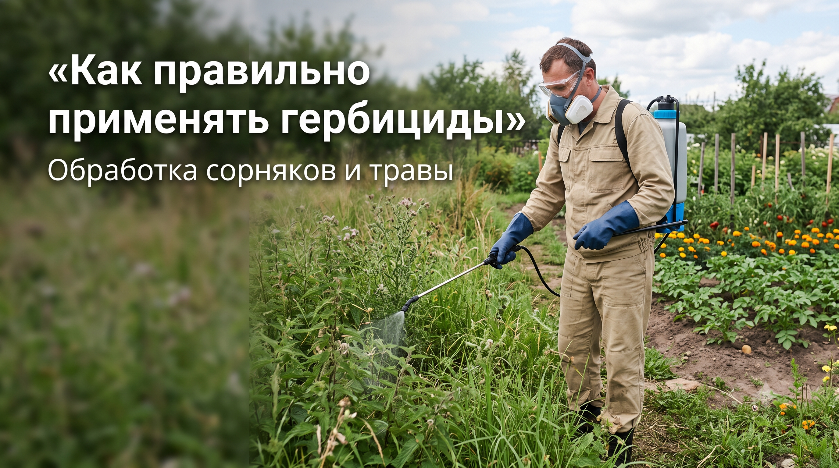 Как правильно применять гербициды: обработка сорняков и травы 