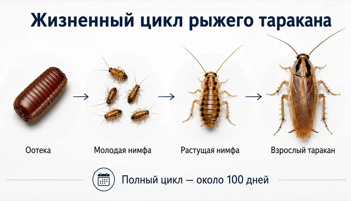 Как быстро размножаются тараканы в квартире и как остановить рост популяции